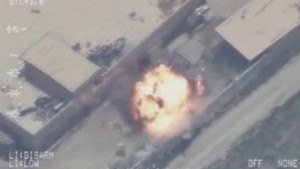 air strike footage