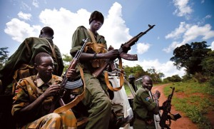 Image: Members of the Sudan People's Liberation Army