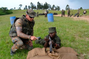 Bihanga Trainingscamp Uganda. EUTM Mission, Bundeswehr, Somalia