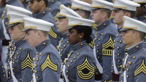At the U.S. Military Academy in West Point, N.Y., the graduating class has been about 16 percent female since the institution first accepted women more than 30 years ago.